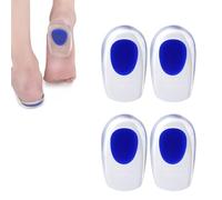 Neoreser 2 Paire Talonnettes en Gel, Epine Calcaneenne Silicone Talonette, Silicone Soulage Douleurs Pieds Semelle Talon Semelle Talonette Gel pour Homme Femme Soulage Douleurs Pieds (L, Taille 39-45)