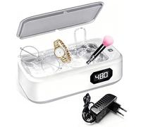 Neoreser Nettoyeur à Ultrasons, 640 ml, avec 5 Réglages du Temps(90/180/280/380/480S), Nettoyant Ultrasonique Adapté pour Lunettes, Bijoux, Montres, Prothèses Dentaires, Pièces de Monnaie, etc.