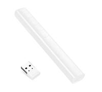 Neoreser Pointeur du Présentateur, Télécommande Sans Fil à Longue Portée pour des Présentations en Douceur, Plug and Play, pour Présentation, Enseignement, Bureau, Conférence(Blanc)