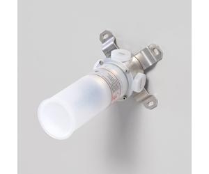 neoro Corps d’encastrement pour vanne d’arrêt en acier inoxydable, avec Bypass (conduite traversante), BN0499XX,