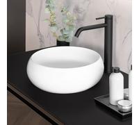 neoro n40 Vasque à poser Ø 36 H : 12 cm, surface facile à entretenir, BN0933WM,