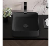 neoro n40 Vasque à poser l: 41,5 H: 13,5 P: 41,5 cm, surface facile à entretenir, BN0941BM,