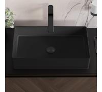 neoro n40 Vasque à poser l: 60 H: 13 P: 36 cm, surface facile à entretenir, BN0944BM,