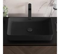 neoro n40 Vasque à poser l: 61 H: 11,5 P: 35 cm, surface facile à entretenir, BN0938BM,