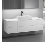 neoro n50 Ensemble de meubles l : 160 cm, 6 tiroirs, lavabo l : 58 cm blanc mat,, BN0065WM+BN0422WM+2#BN0420WM+BN0405WM,
