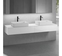 neoro n50 Ensemble de meubles l : 200 cm, 2 tiroirs, 2 lavabos l : 58 cm blanc mat,, 2#BN0065WM+2#BN0413WH+BN0406WH,