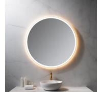 neoro n50 Metal Touch Miroir avec éclairage Ø 100 cm, éclairage sur le pourtour, direct + indirect, BN0035MI,