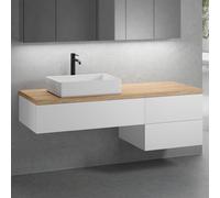 neoro n50 Plan de toilette en bois massif l : 140 cm, BN0408W1,