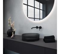 neoro n50 Plan de toilette slim l : 40 cm en bois stratifié (HPL), BN0400BM,