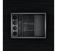 neoro n50 Rangement intérieur de tiroir pour accessoires de coiffure à partir d’une largeur de 60 cm pour meuble bas (tiroir supérieur), BN062.Set2,
