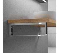 neoro n50 Support de plan de toilette avec porte-serviettes, BN000003,