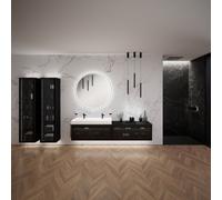 neoro n80 fumo - Salle de bains design avec meubles, miroir, douche et robinetterie, Bad-des-Monats-Set8#NEW,