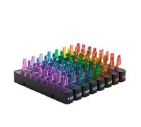 NeoSander Lot de 64 têtes de ponçage multicolores, 8 formes × 8 niveaux de grain, système de code couleur (#180-#1500), têtes de ponçage de détail pour la finition de précision, les bords et la