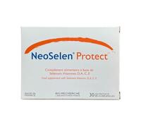 NeoSelen Protect • Complément alimentaire • Protection et Antioxydants • Sélénium et Vitamines A,C,E et D • Stimule les défenses immunitaires • Cure de 30 Jours/ 30 gélules (1/j) • Made in France