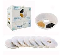NEOUZA 8 paquets de filtres, compatibles avec la Fontaine Catit Fontaine conception de la fontaine des fleurs Acier inoxydable de la citerne