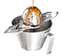 NEOUZA Boule de refroidissement à l'extrait d'expresso, support de boule de glace en acier inoxydable pour machine à café, boule de glace pour verser le café (1 lot)