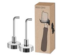 NEOUZA Lot de 2 crochets magnétiques pour machine à café, accessoires de machine à expresso, porte-filtre, aimant puissant pour accrocher, camping, cuisine, lieu de travail