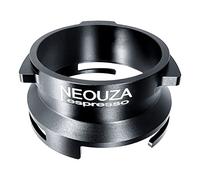 NEOUZA Portafiltre à trois oreilles sans fond pour machine à café expresso Calphalon Temp IQ Barsetto Sage Barista Max en acier inoxydable (anneau de dosage) 58 mm