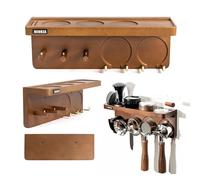 NEOUZA Support mural pour accessoires expresso 51/53/58 mm, distributeur de tamper, porte-filtre pour bar, maison, bureau