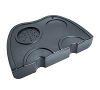 NEOUZA Tapis de presse à café expresso double emplacement pour remplissage - Multicolore - Taille L - Noir
