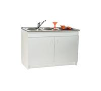 Meuble sous évier SIM NF - 120 x 60 cm - 2 portes Néova