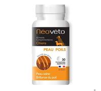 Néovéto PEAU POILS, actifs agréés par les services vétérinaires, fabriqué en France