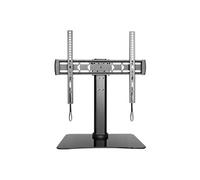 Neovo DTS-01 - Pied - pour Ecran LCD - métal, verre trempé - noir - Taille d'écran : 32"-65" - Interface de montage : jusqu'à 400 x 400 mm - support