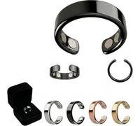 Neovolta Vitalring Weight Loss Ring a Needle Massage Ring Designed Specifically, With a Built-In Magnet That Helps Improve Sleep Quality and Balance Hormones, Natural Companion for Women (noir)