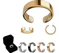 Neovolta Vitalring Weight Loss Ring a Needle Massage Ring Designed Specifically, With a Built-In Magnet That Helps Improve Sleep Quality and Balance Hormones, Natural Companion for Women (doré)