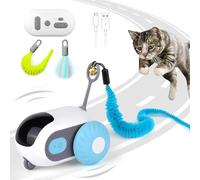 NEOVSUNY Jouet Interactif pour Chat Motorisé avec Télécommande | Tail 2.0, Balle Intelligente avec 2 Modes, Rechargeable par USB