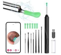 NEOVSUNY Otoscope Oreille, 1080P HD Camera Oreille d'élimination du cérumen avec 6 lumières LED, 3,5mm Nettoyant Oreille, IP67 étanche Endoscope Camera, Adapté aux Smartphones et Tablettes IOS Android