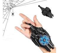 NEOVSUNY Superheros Lanceur de Toile D'araignée de Lanceur de Tireur de Web,Gant de Cosplay Super-héros,Gants de Lanceur pour Super-Héros Web Shooter,Jouet de Tir À Cordes D'araignée