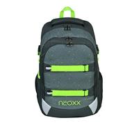 neoxx ACTIVE Pro Boom Sac à dos d'écolier en bouteilles PET recyclées avec 3 compartiments + compartiment secret Bretelles réglables en hauteur et rembourrées Volume environ 30 litres Pour garçon