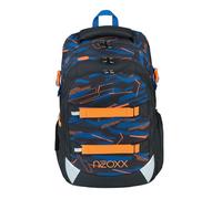 neoxx Sac à dos scolaire ACTIVE Pro Streetlight Runner - fabriqué à partir de bouteilles PET recy s - sac à dos scolaire - bretelles réglables en hauteur et rembourrées - volume env. 26 litres