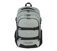 neoxx Active Pro Schulrucksack Wool The World, Sac à Dos d'écolier Mixte, Gris, m