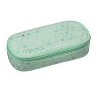 neoxx - Trousse Scolaire Jump Mintastic - Bouteilles Pet recy s, Compartiment Principal avec Fermeture éclair, 10 Passants pour stylos, fenêtre Transparente - Fournitures Scolaires pour Enfants