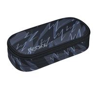 neoxx - Trousse Scolaire Jump Stormchaser - Bouteilles Pet recyclées, Compartiment Principal avec Fermeture éclair, 10 Passants pour stylos, fenêtre Transparente - Fournitures Scolaires pour Enfants