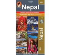 Népal - Carte routière et touristique - 1:500 000 | Himalayan MapHouse
