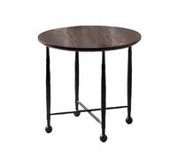 NEPAL - Table ronde noire D50 Noir