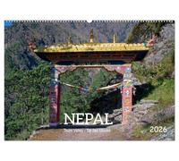 Nepal Tsum Valley - Tal des Glücks (Wandkalender 2026 DIN A2 quer), CALVENDO Monatskalender: Zu Fuß in das Tal des Glücks.