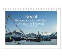 Nepal - Wanderparadies zwischen Annapurna & Everest (Tischkalender 2026 DIN A5 quer), CALVENDO Monatskalender: Traumhafte Landschaften und Bergpanoramen des Himalaya