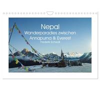 Nepal - Wanderparadies zwischen Annapurna & Everest (Wandkalender 2026 DIN A4 quer), CALVENDO Monatskalender: Traumhafte Landschaften und Bergpanoramen des Himalaya