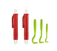 Nepfaivy Tire Tique et Pince a Tique pour Chien - 2 Pince à Tiques et 3 Crochet à Tiques pour Chat et Humains, Pince Anti Tique pour Tiques de Toutes Tailles