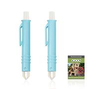 Nepfaivy Tire Tique et Pince a Tique pour Chien - 2 Pince à Tiques pour Chat et Humains, Pince à Anti Tiques pour Tiques de Toutes Tailles