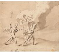 Neptune et Coronis : Ovid Metamorphoses Book 2 (1723) Poster Print by Thomas Carwitham (18 x 24)