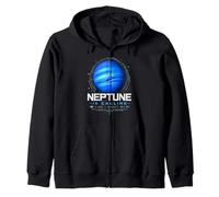 Neptune m'appelle et Je Dois Passer à Blue Gas Planet Space Lover Sweat à Capuche