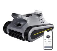 Nepturox Robot Nettoyeur de Piscine sans Fil, aspirateur de Piscine 180 W, Moteur sans balais, Aspiration de 45 000 Pa, Escalade Murale et Ligne de flottaison, cartographie Automatique des chemins