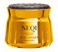 NEQI Masque capillaire Diamon Glass - Traitement intensif anti-frisottis pour cheveux secs, abîmés, colorés et blonds - Brillance et souplesse - Traitement végétalien - 250 ml