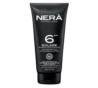NERA Pantelleria Lotion solaire SPF 6 résistante à l'eau : lotion à faible protection 200 ml avec filtres UVA et UVB pour la déshydratation et la prévention du vieillissement, hommes et femmes