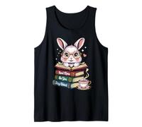 Nerd Bunny lit des Livres Be Yourself Stay Weird Book Lover Débardeur